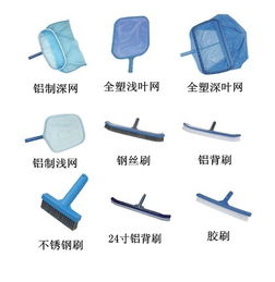 完善泳池清潔配套 高效清潔刷與清潔網的專業(yè)選擇